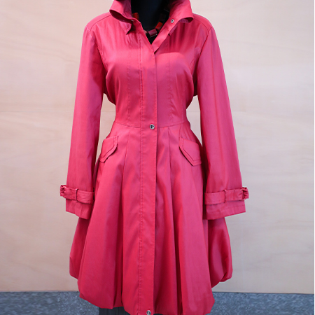 Water Proof Trench Coat - Pink